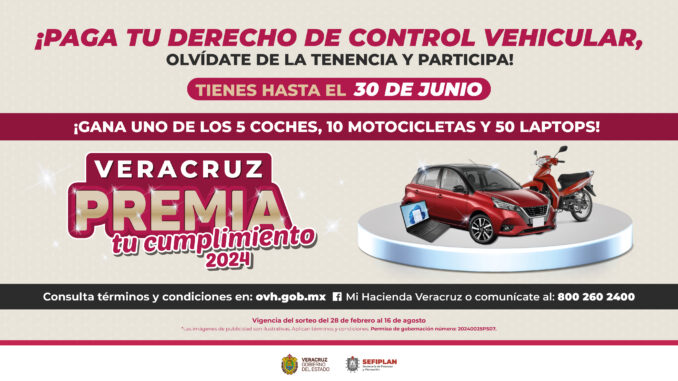 DERECHO VEHICULAR Y SORTEO 2024